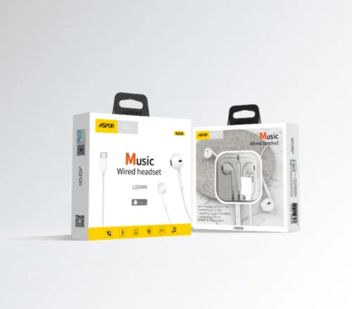Aspor A215 Type C Connacted Earphone Support All Mobile Phones | Aspor | AdvanceStore UK