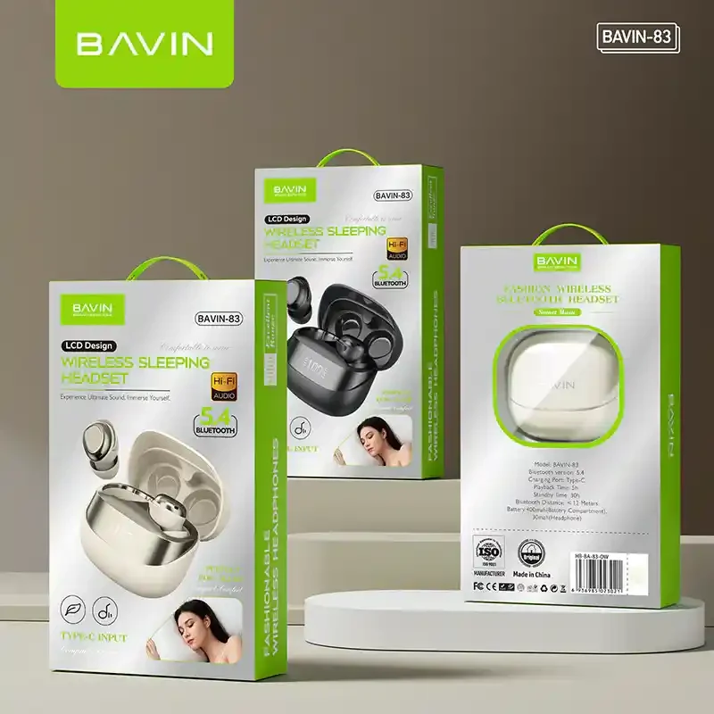 BAVIN 83 Wireless Bluetooth 5 4 Headset Earphones | BAVIN | AdvanceStore UK