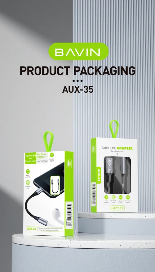 Bavin Aux 35 Lighting Headphone Jack Adapter | BAVIN | AdvanceStore UK