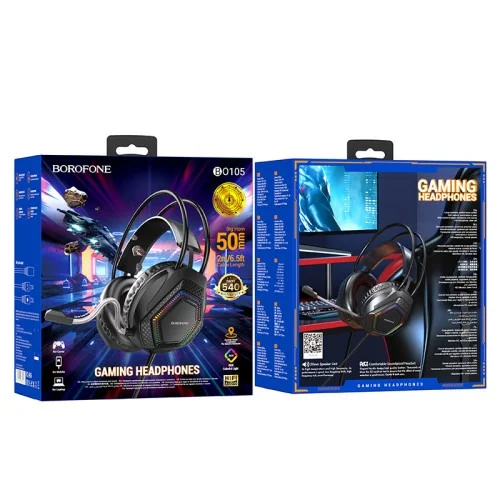 Borofone Bo105 Thunder Gaming Headphones Immersive Audio For Pro Gamers | BOROFONE | AdvanceStore UK