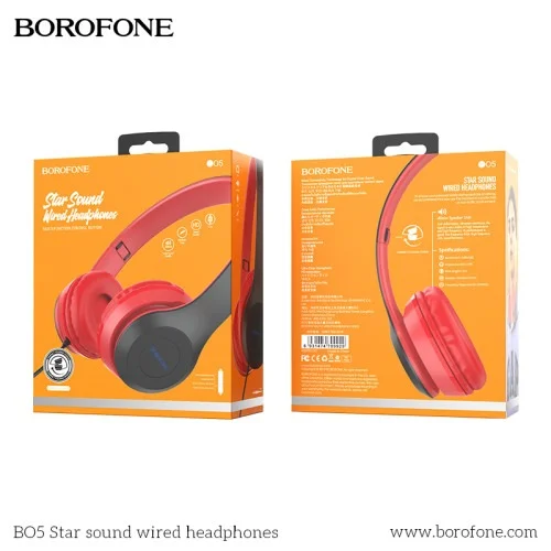 Borofone Bo5 Wired Headphone For Laptop Ps4 And All 3 5 Devices | BOROFONE | AdvanceStore UK