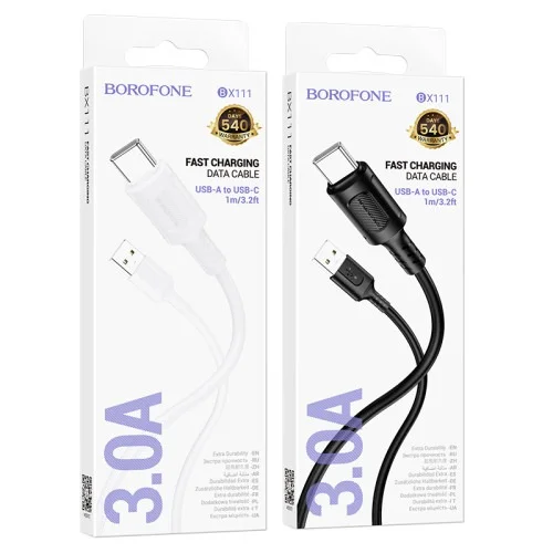 Borofone Bx111 Feliz Charging Data Cable Type C Lightning Type C To Type C | BOROFONE | AdvanceStore UK