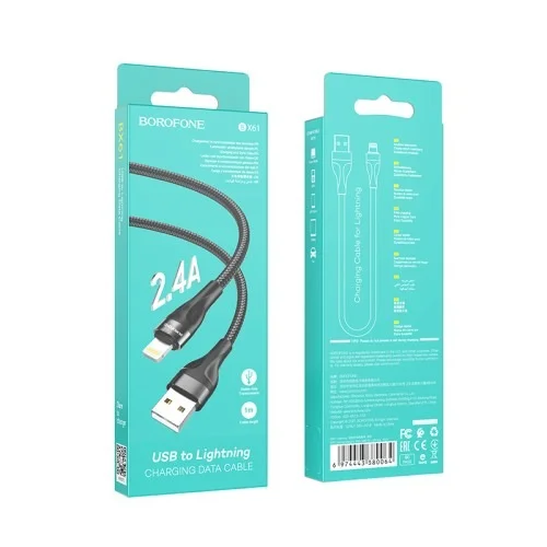 Bx61 Source Charging Data Cable For Iphone | BOROFONE | AdvanceStore UK