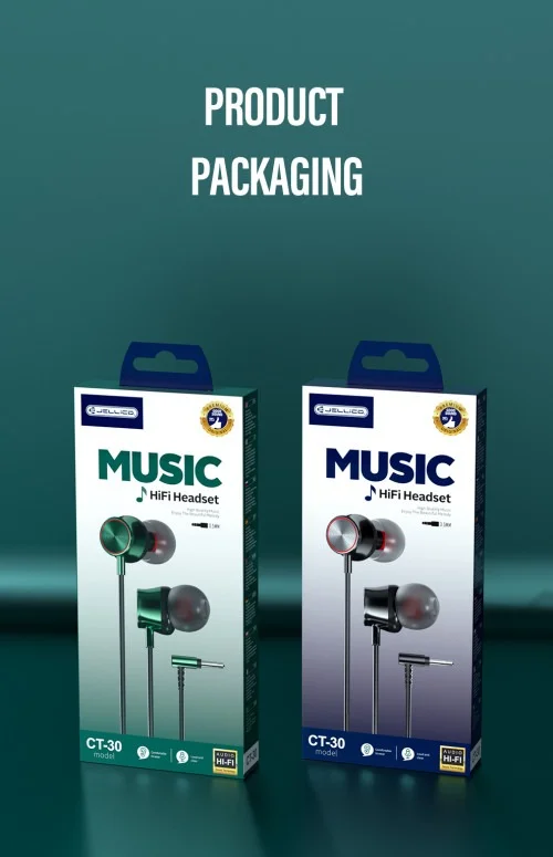 Jellico Ct 30 Wired Headphone 3 5 Jack Good Base | Jellico | AdvanceStore UK