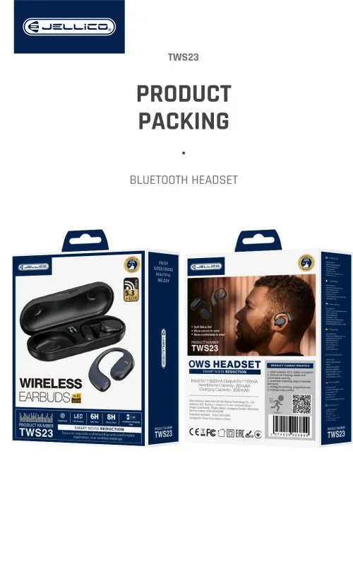 Jellico Tws23 Wirless Earbuds For Android And Ios | Jellico | AdvanceStore UK