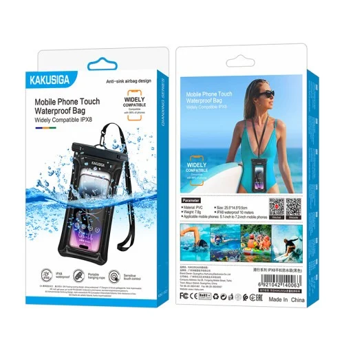Ksc 1521 Qianxing Waterproof Phone Pouch Universal Dry Bag For Swimming Beach And Outdoor Use | Kakusiga (KSC) | AdvanceStore UK