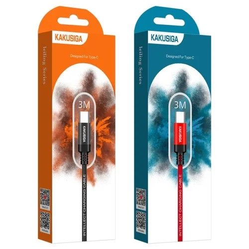 Ksc 331 Leiling Charging Data Cable Type C 3m | Kakusiga (KSC) | AdvanceStore UK