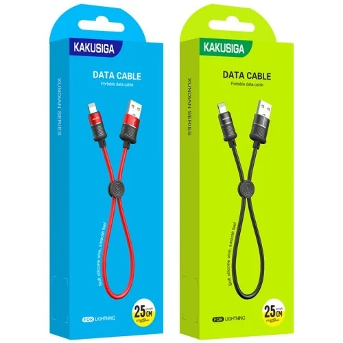 Ksc 351 Xundian Short 5a Charging Data Cable Lightning 25cm | Kakusiga (KSC) | AdvanceStore UK