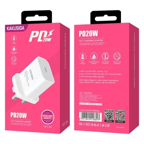 Ksc 590 Yilang Pd20 Qc3 0 Fast Charge Charger Uk | Kakusiga (KSC) | AdvanceStore UK