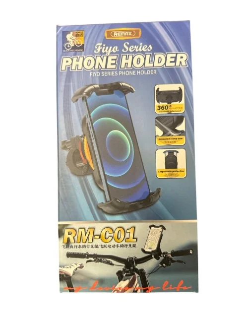 Remax Rm Co1 Cycle Holder Durable And Adjustable Bike Mount For All Smartphones | Remax | AdvanceStore UK