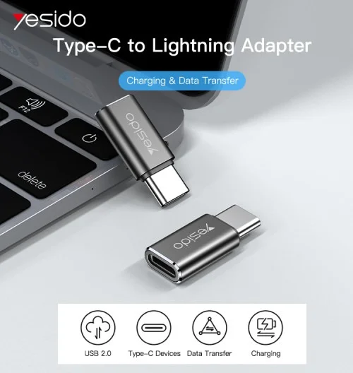 Yesido Gs22 Type C To Lighting Adapter | Yesido | AdvanceStore UK