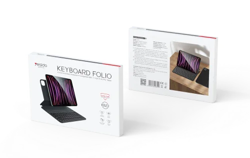 Yesido Kb23 Ipad 11 Leather Keyboard Case With Bluetooth 5 2 | Yesido | AdvanceStore UK