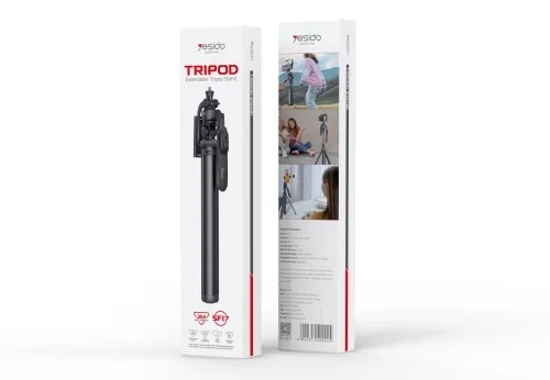 Yesido Sf17 Selfie Stick Foldable Bluetooth Tripod With Remote And 360 Rotation | Yesido | AdvanceStore UK