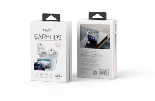 Yesido Tws29 Bluetooth 5 3 Wireless Earbuds With Lcd Display Anc And Enc Noise Cancellation | Yesido | AdvanceStore UK