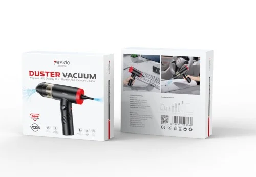 Yesido Vc06 Wirless Led Display Dust Blower And Vacuum Cleaner For Multi Usage | Yesido | AdvanceStore UK