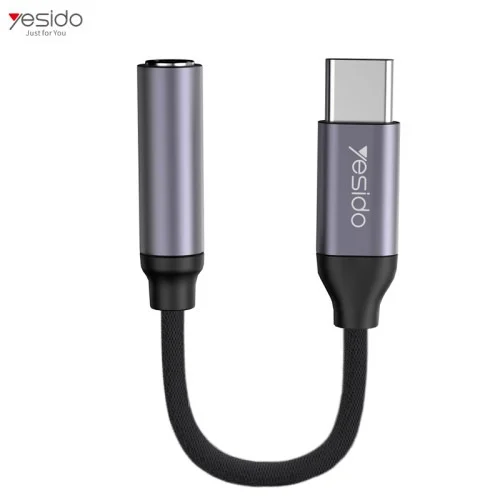 Yesido Yau19 Type C To 3 5mm Female Headphone Adapter | Yesido | AdvanceStore UK