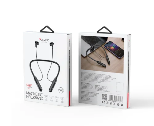 Yesido Ysp21 Bluetooth 5 3 Neckband Earphones With Enc Noise Reduction And Magnetic Design | Yesido | AdvanceStore UK